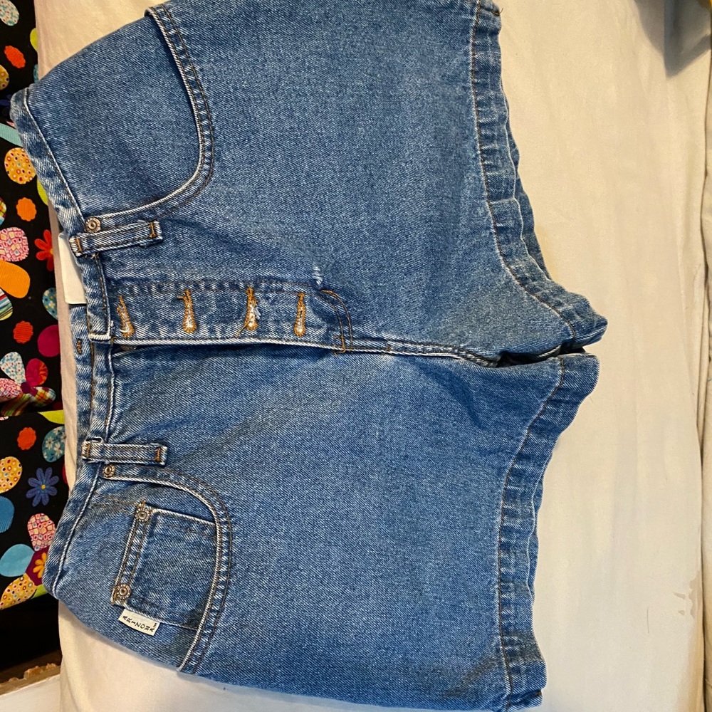 High rise Jean shorts